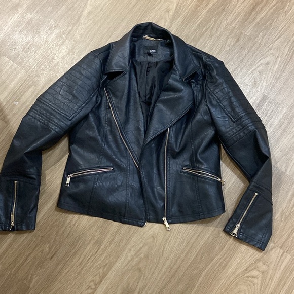 ANA Leather Moto Jacket - Picture 3 of 6
